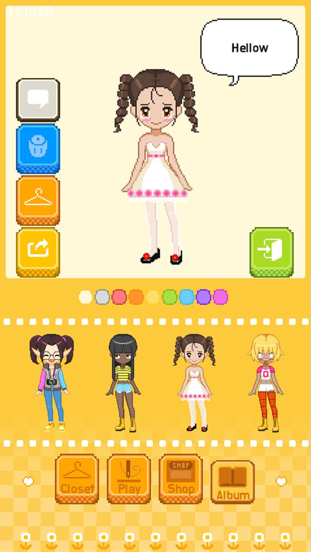 소녀꾸미기 screenshot game