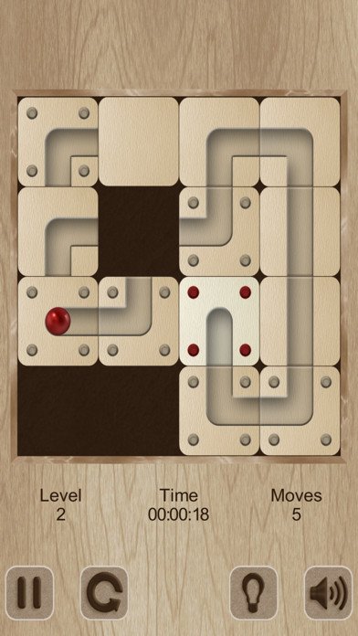 Roll the labyrinth ball/no ads Game Screenshot