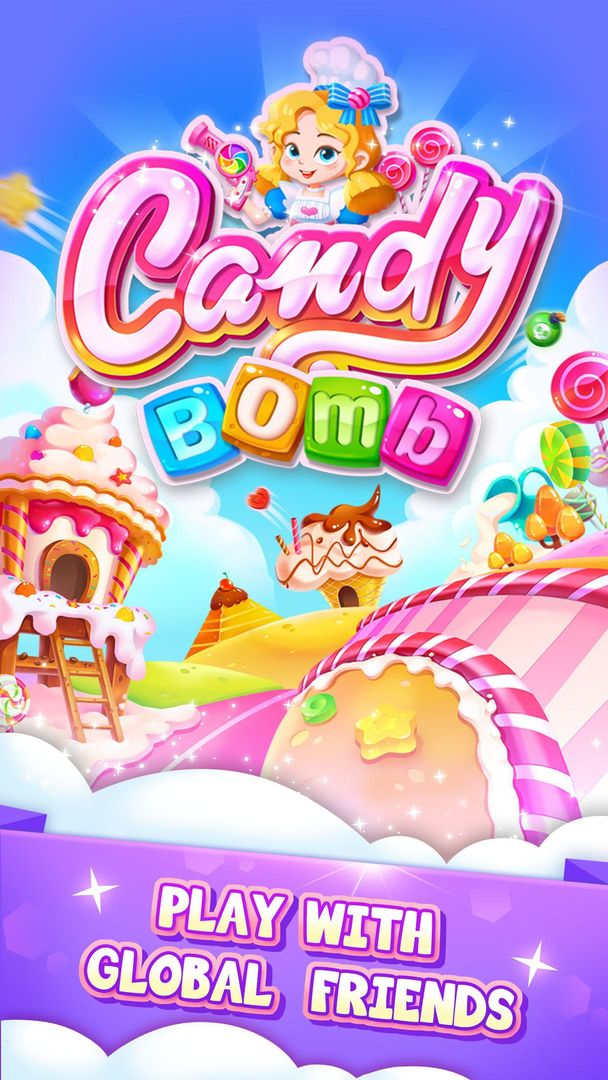 Candy Bomb - Match 3 Games Free ภาพหน้าจอเกม