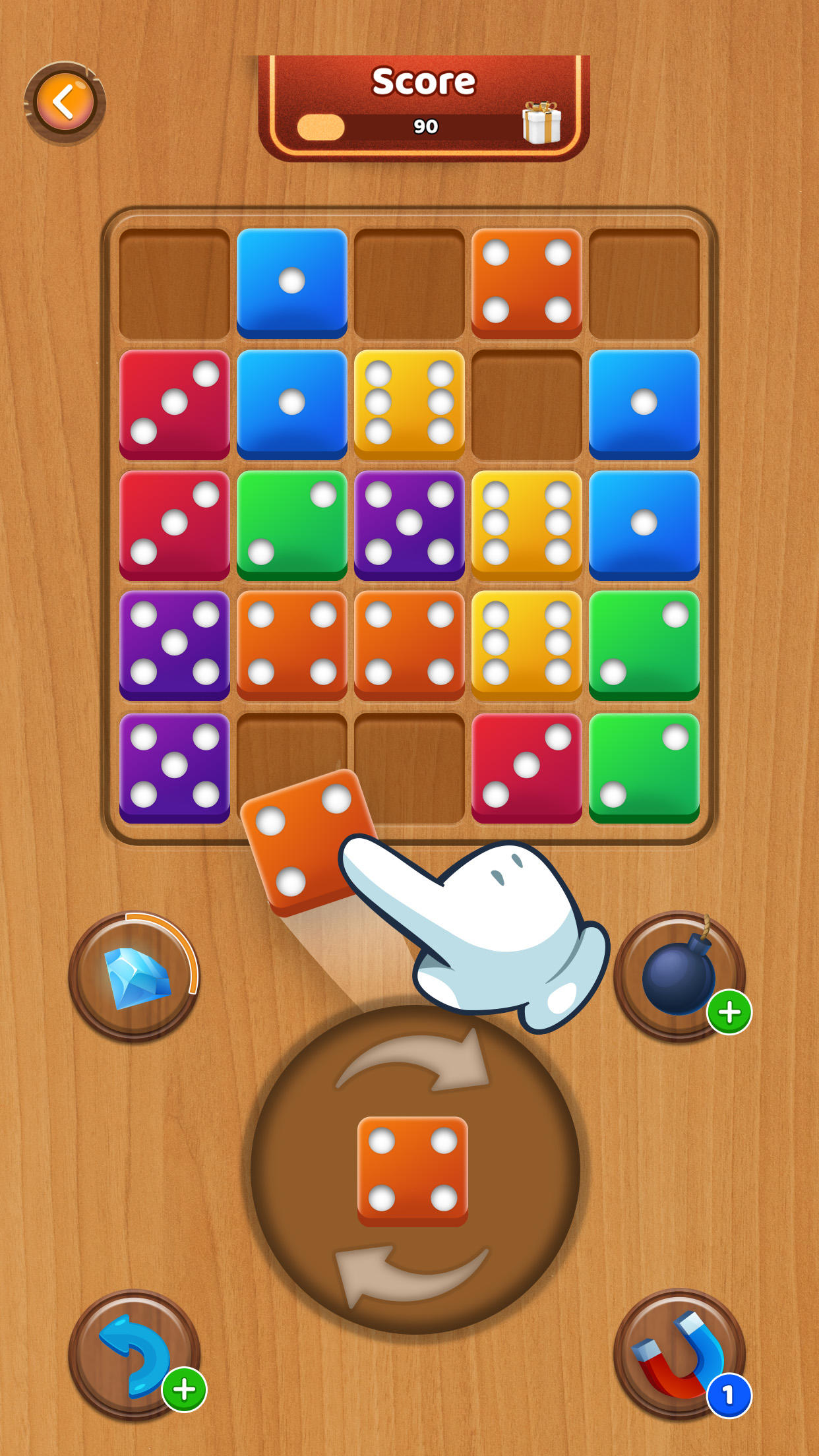 Dice King - Merge Game Game Screenshot