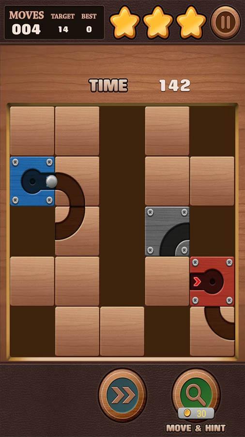 Screenshot of Moving Ball Puzzle