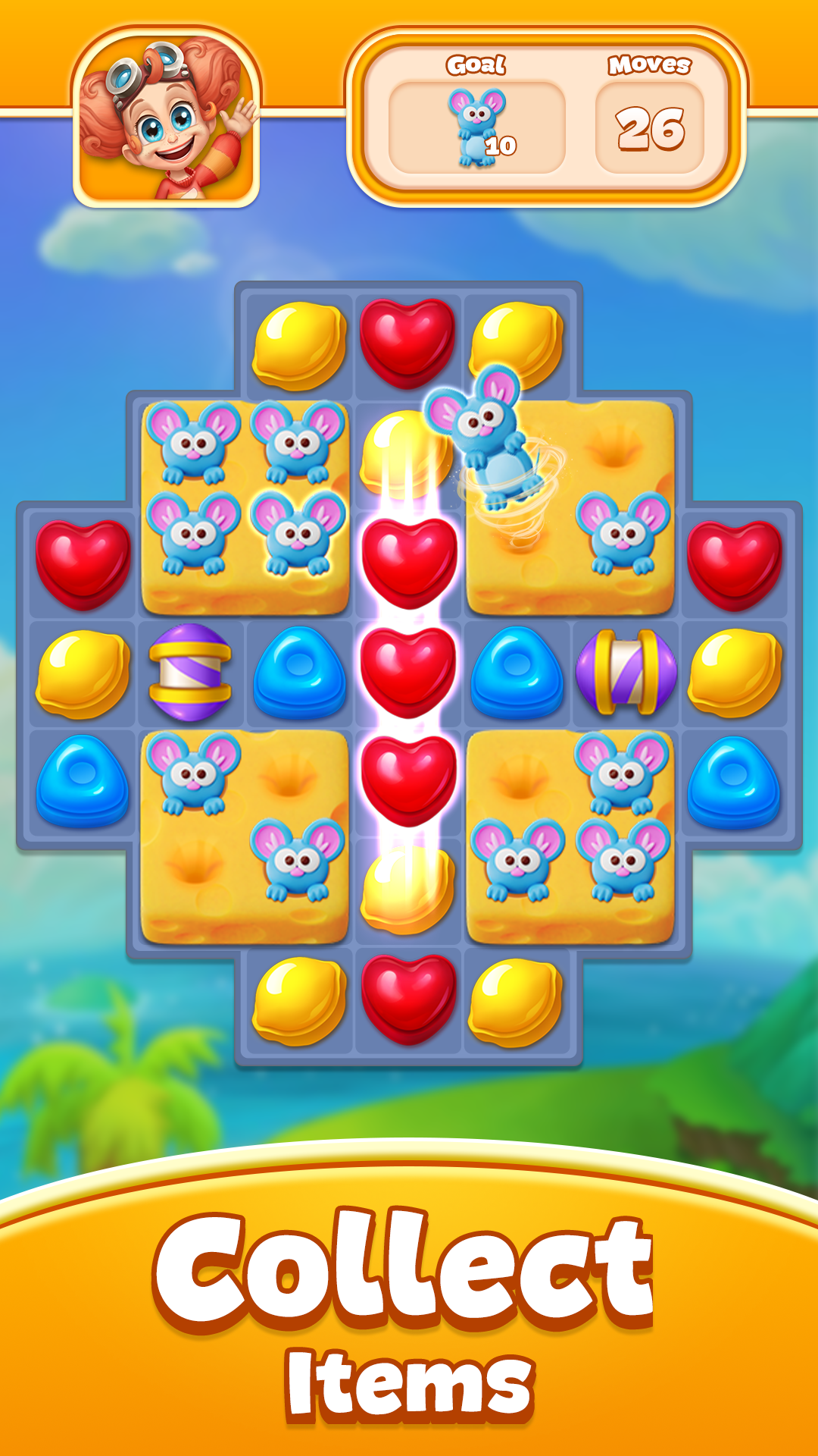 Candy Pop Story : Match 3 ภาพหน้าจอเกม
