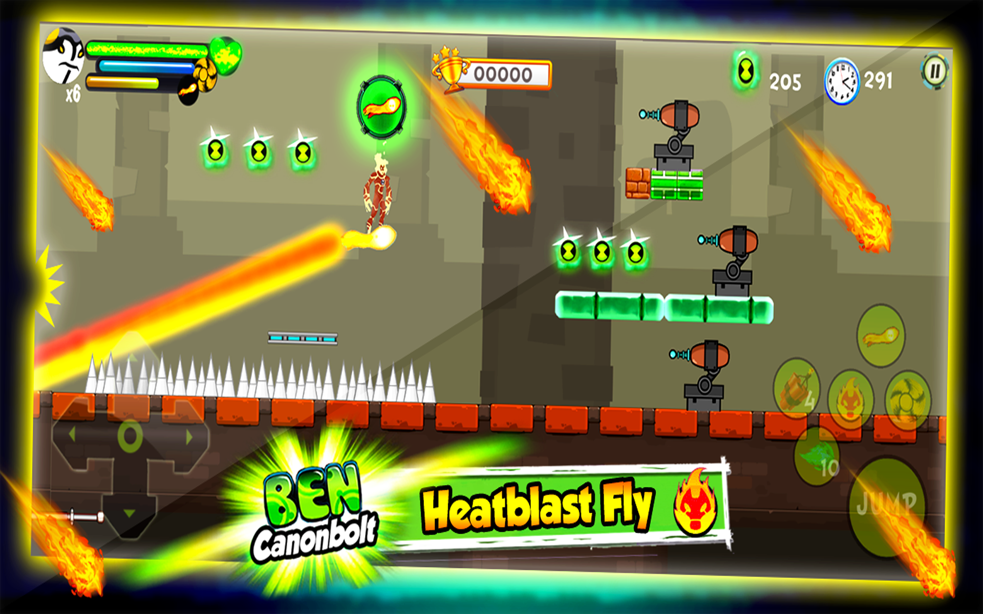 👽 Alien Ben Canonbolt Transform Game Screenshot