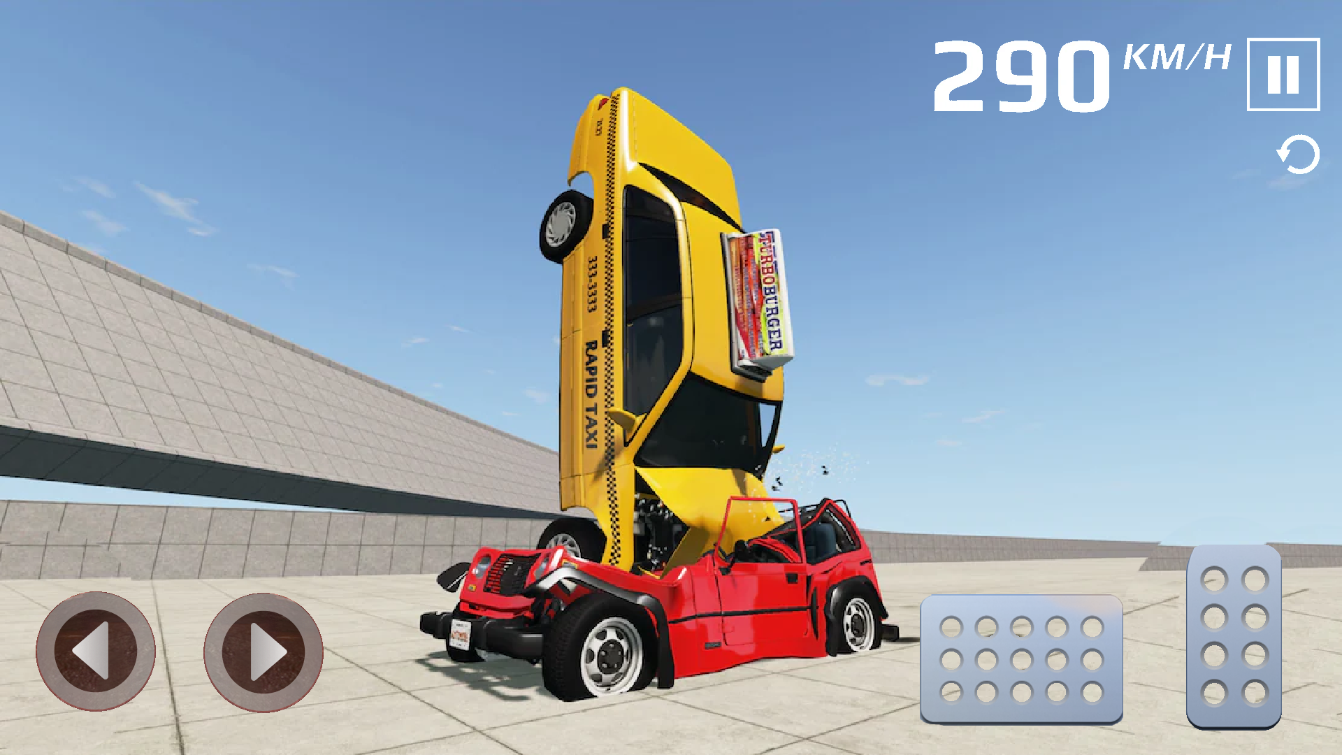 Auto Crash Test Car Simulator Game Screenshot
