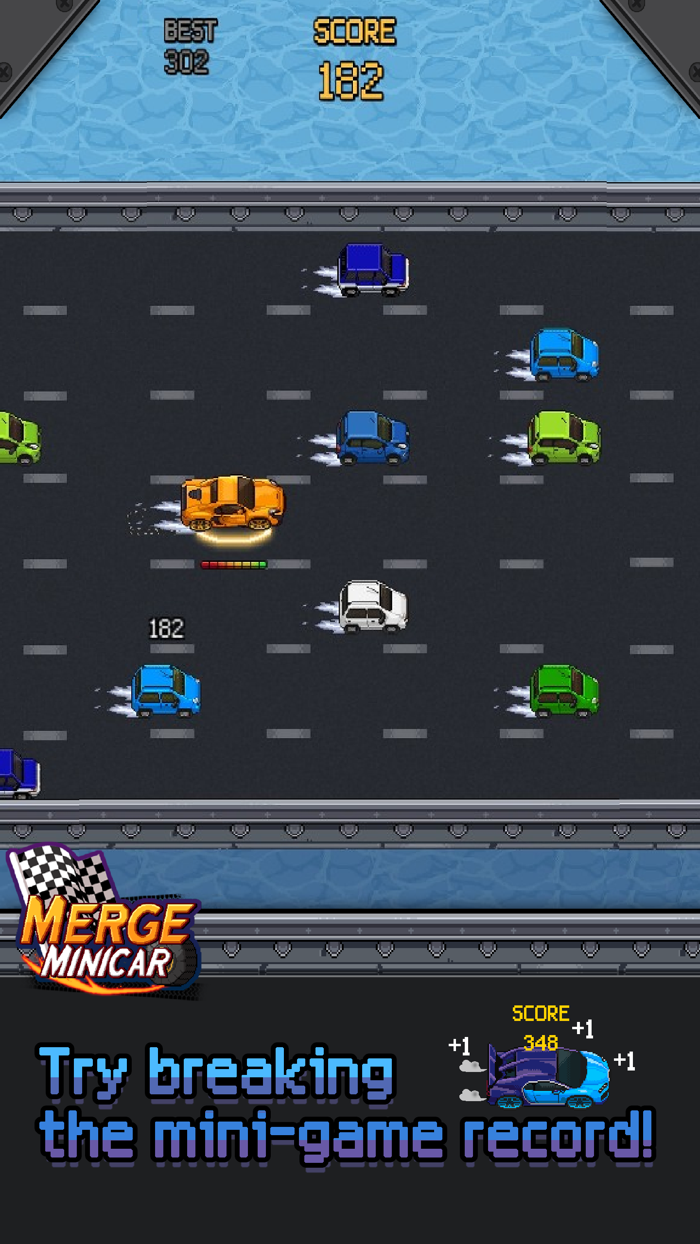 Merge Minicar Game Screenshot