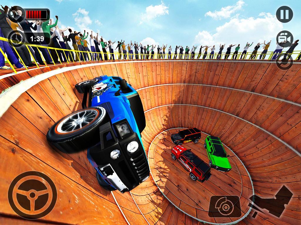 Well of Death Prado Stunt Ride Game Screenshot
