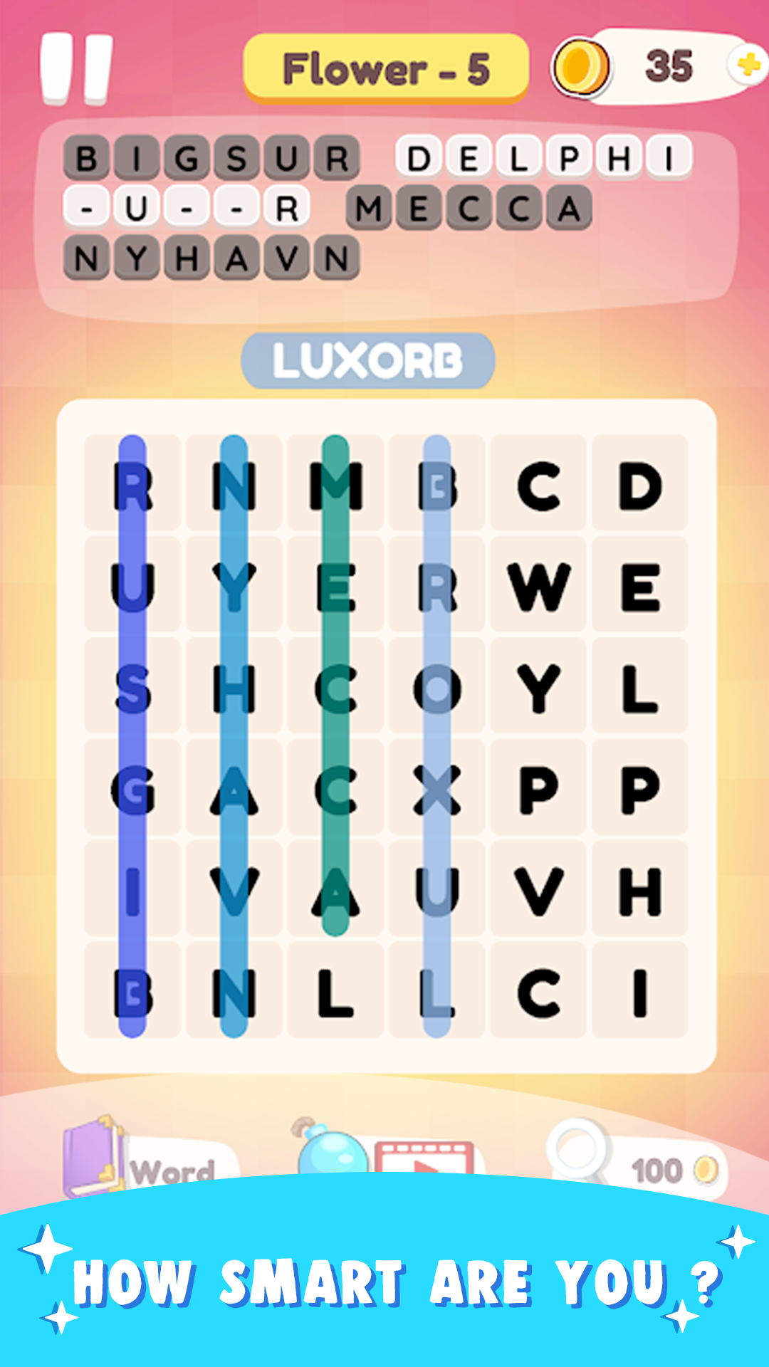 Word Search 2: Advance Hidden Words Puzzle screenshot game