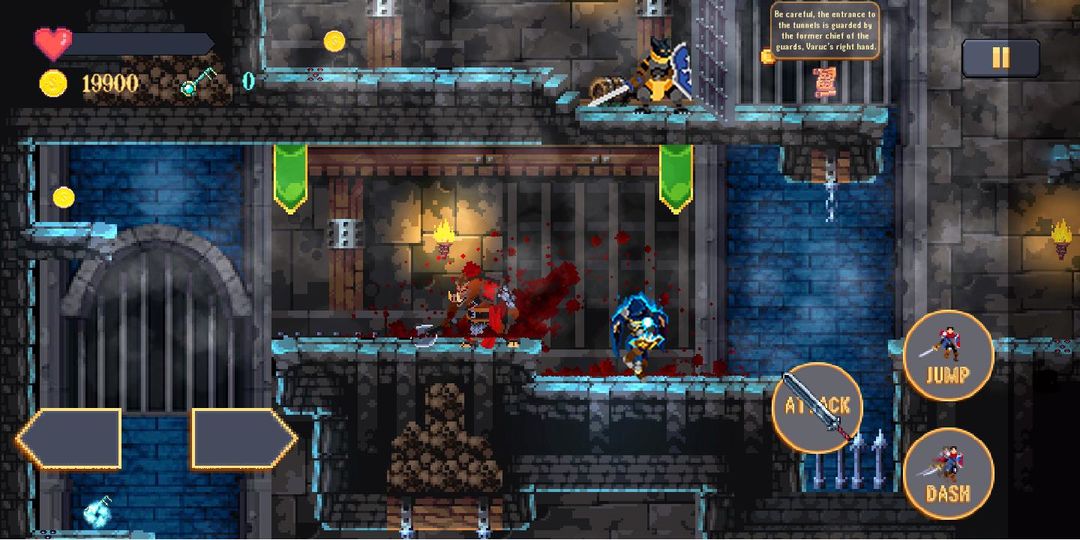 Screenshot of Castle of Varuc: Action Platformer 2D