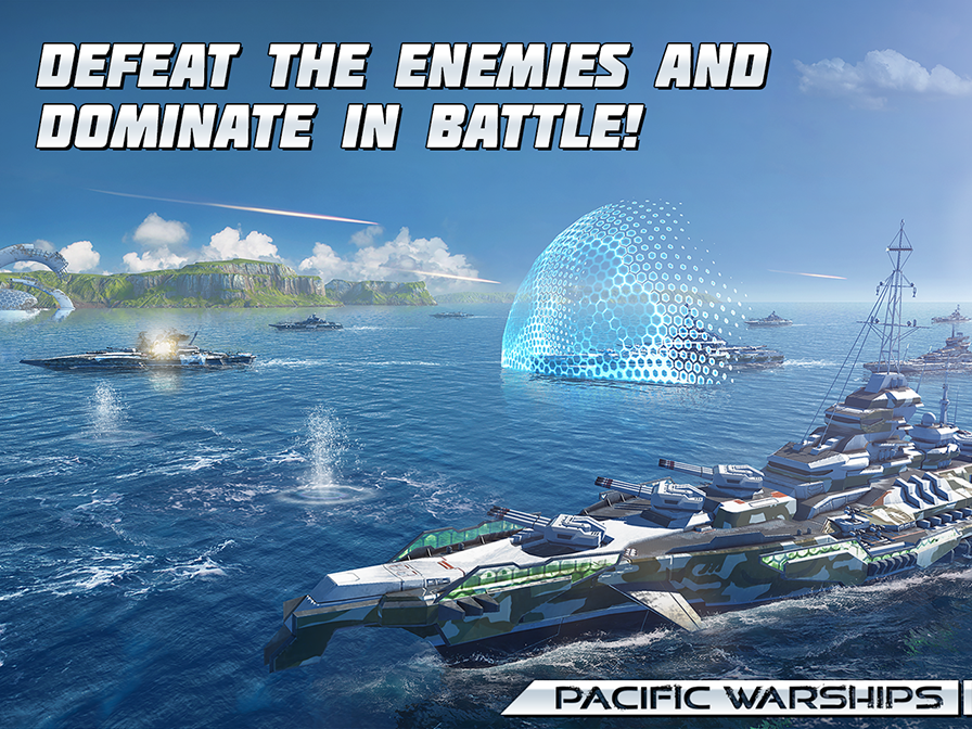 Pacific Warships: Naval PvP Game Screenshot