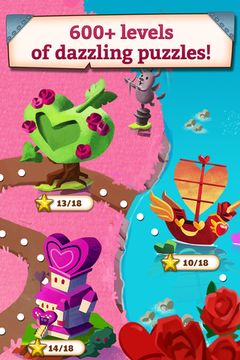 Cuplikan Layar Game Jewel Mania: Valentine's Day