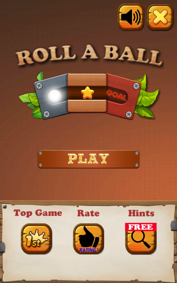 Screenshot 1 of Rotola una palla: puzzle gratuito sblocca il gioco di blocchi di legno 1.0