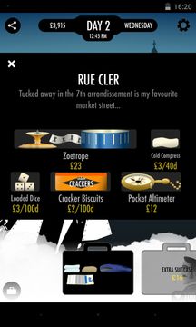 Captura de Tela do Jogo 80 Days