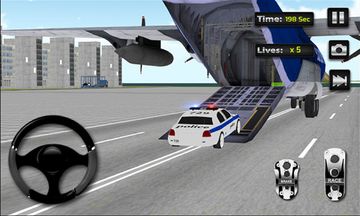 Cuplikan Layar Game Police Car Airplane Transport