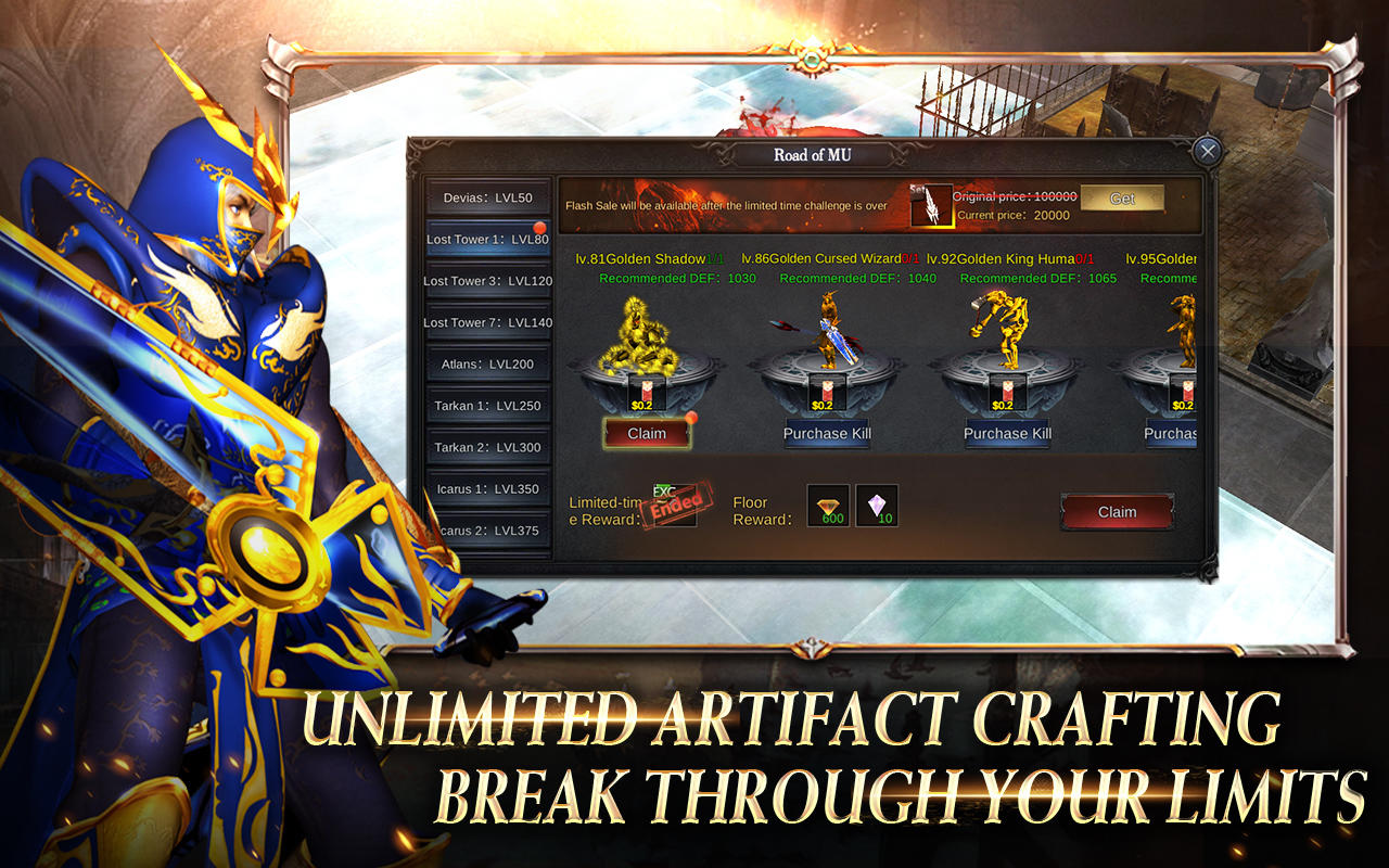 MU: Dragon Havoc Game Screenshot