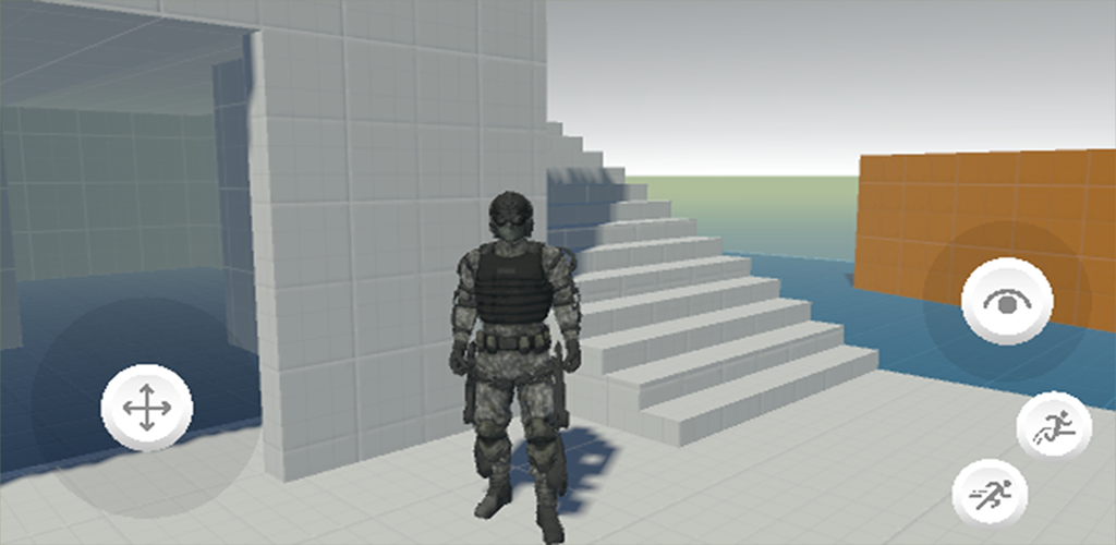 Swat Man Parkour Game screenshot