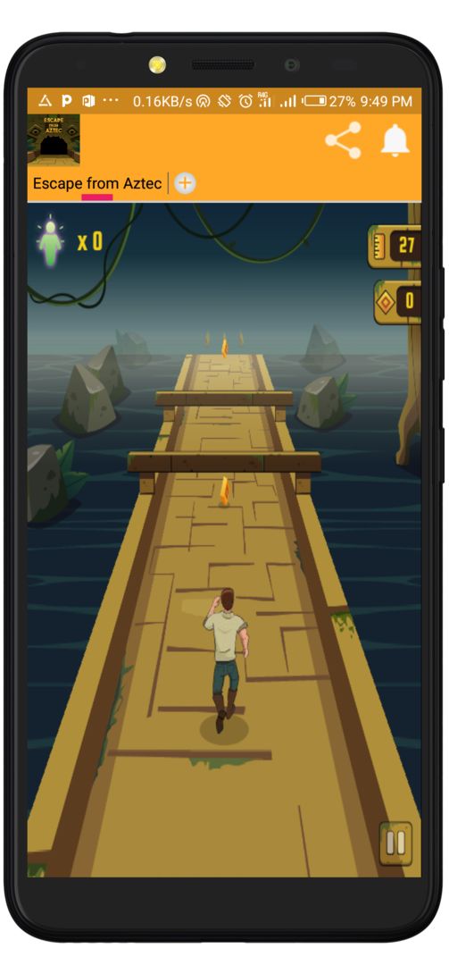 Screenshot of Escape from Aztec