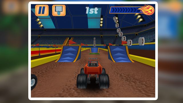 Screenshot of Blaze Light Truck Monster Machine Games
