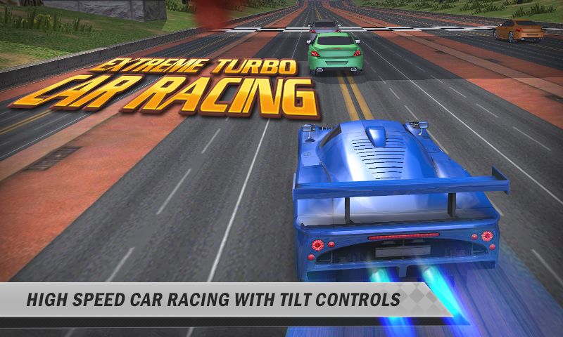 극단적 인 터보 자동차 경주 게임 스크린 샷