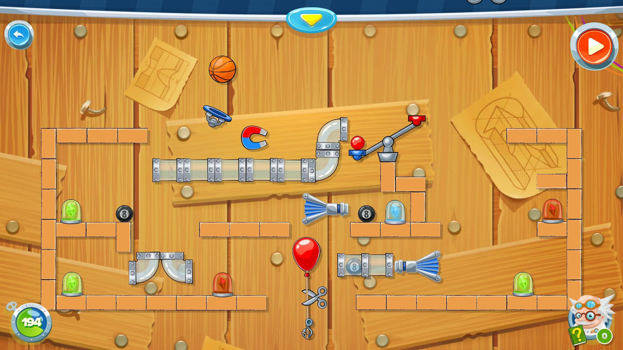 Rube's Lab - Physics Puzzle screenshot game