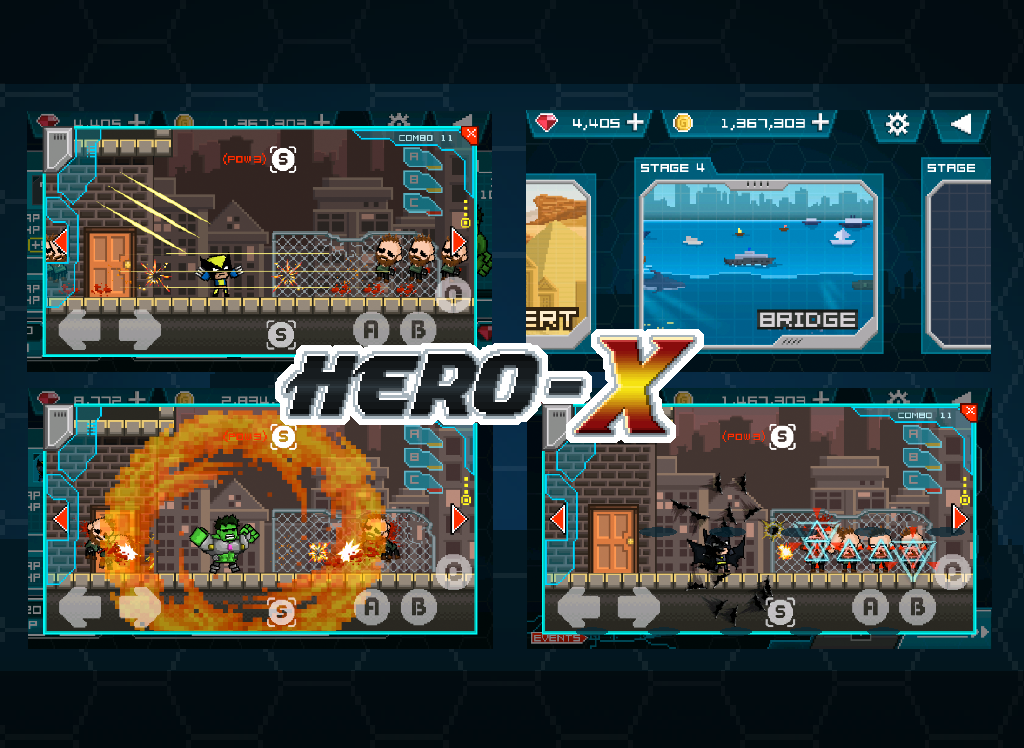 HERO-X Game Screenshot