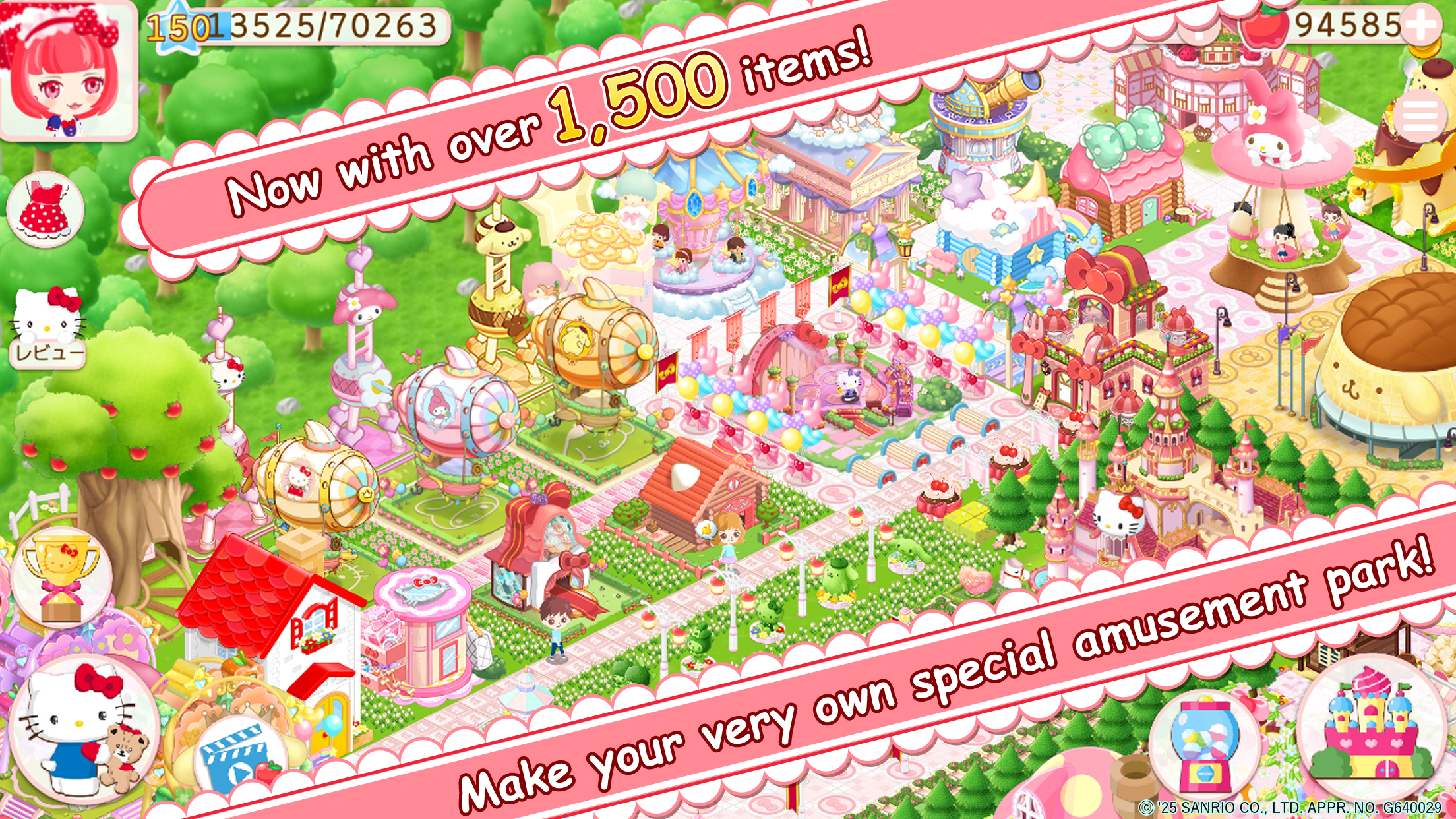 HelloKittyWorld2 Sanrio Kawaii Game Screenshot