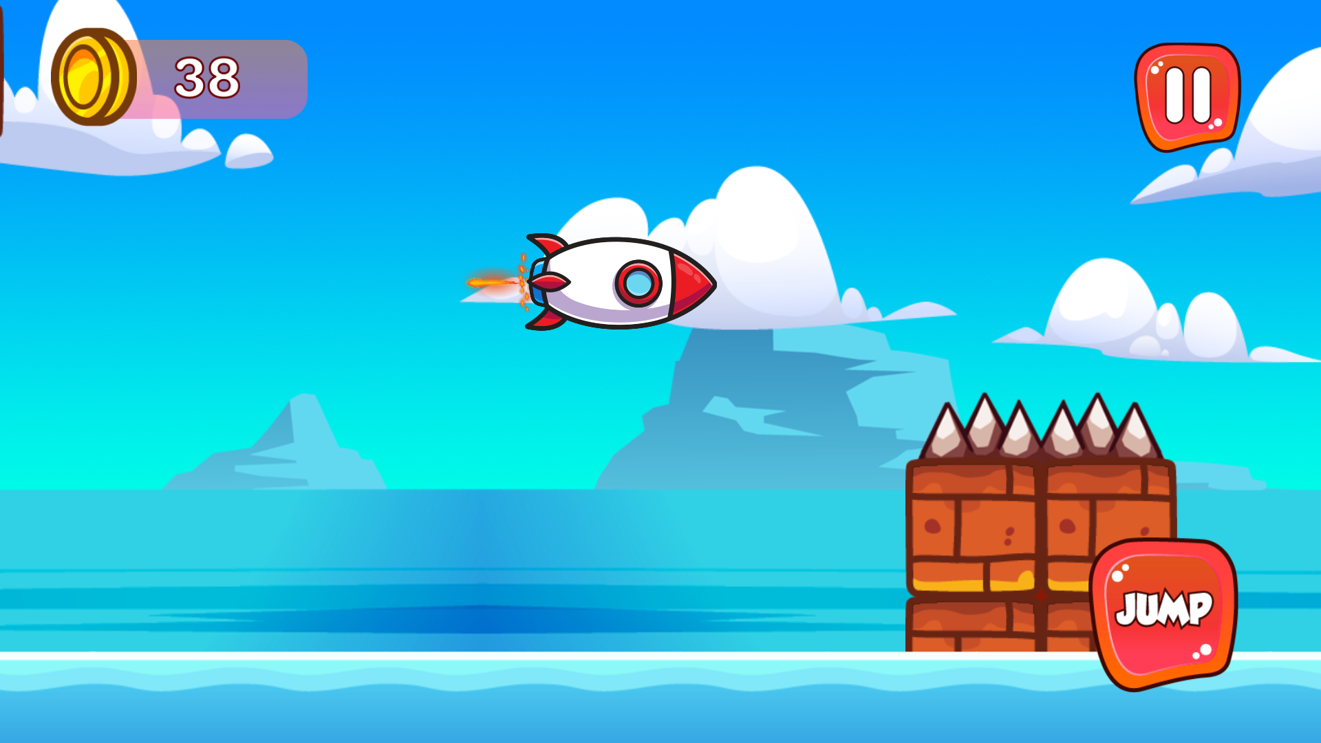 Rabbit And Her Rocket Ship Game Screenshot
