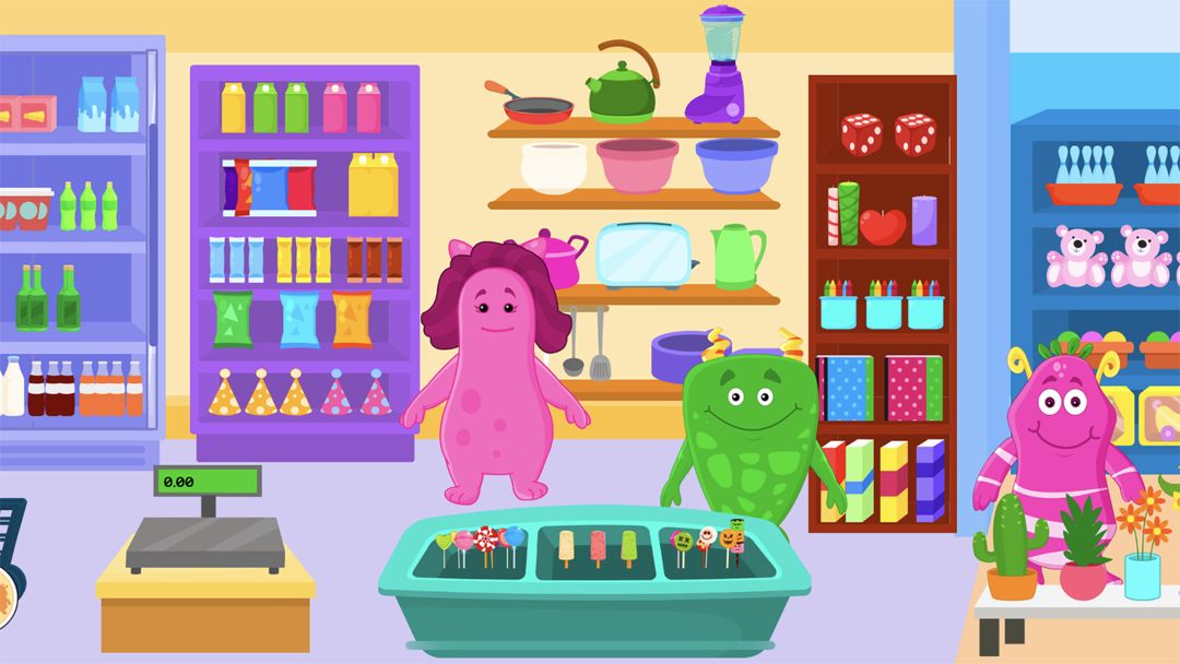 My Monster Town - Supermarket Grocery Store Games screenshot game