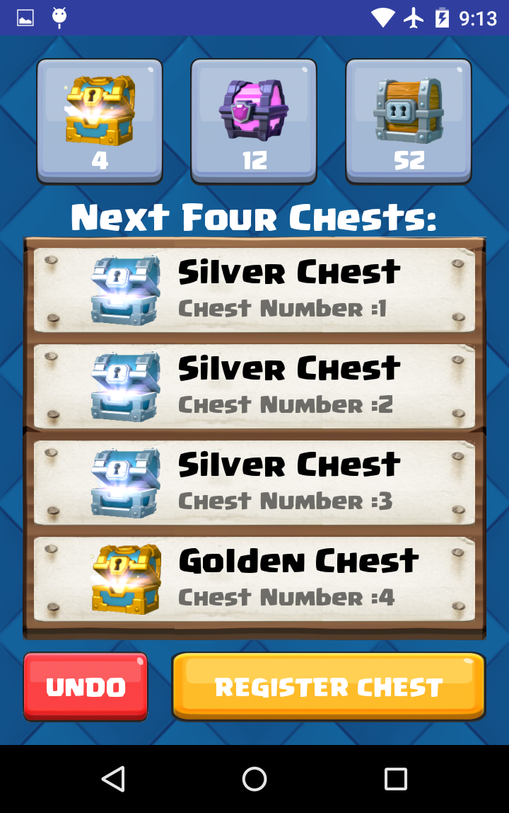 Chest Tracker Game Screenshot