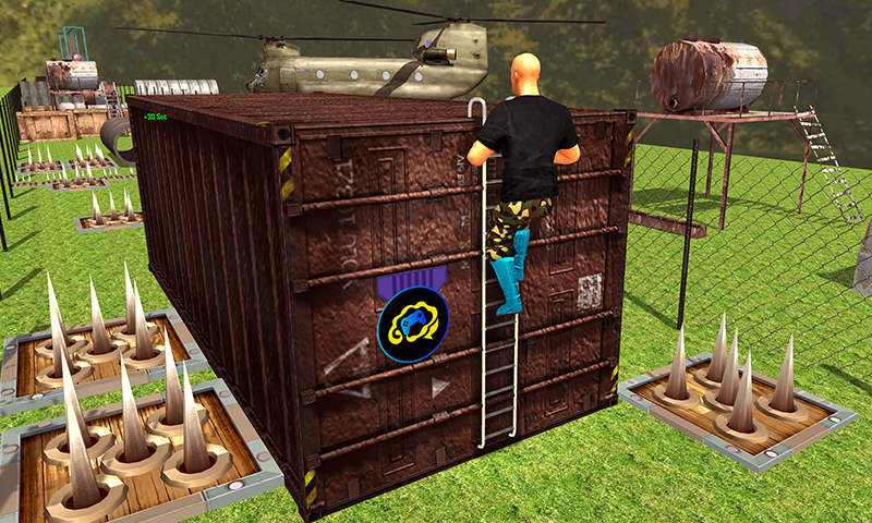 US Army Training Camp Commando Game Screenshot