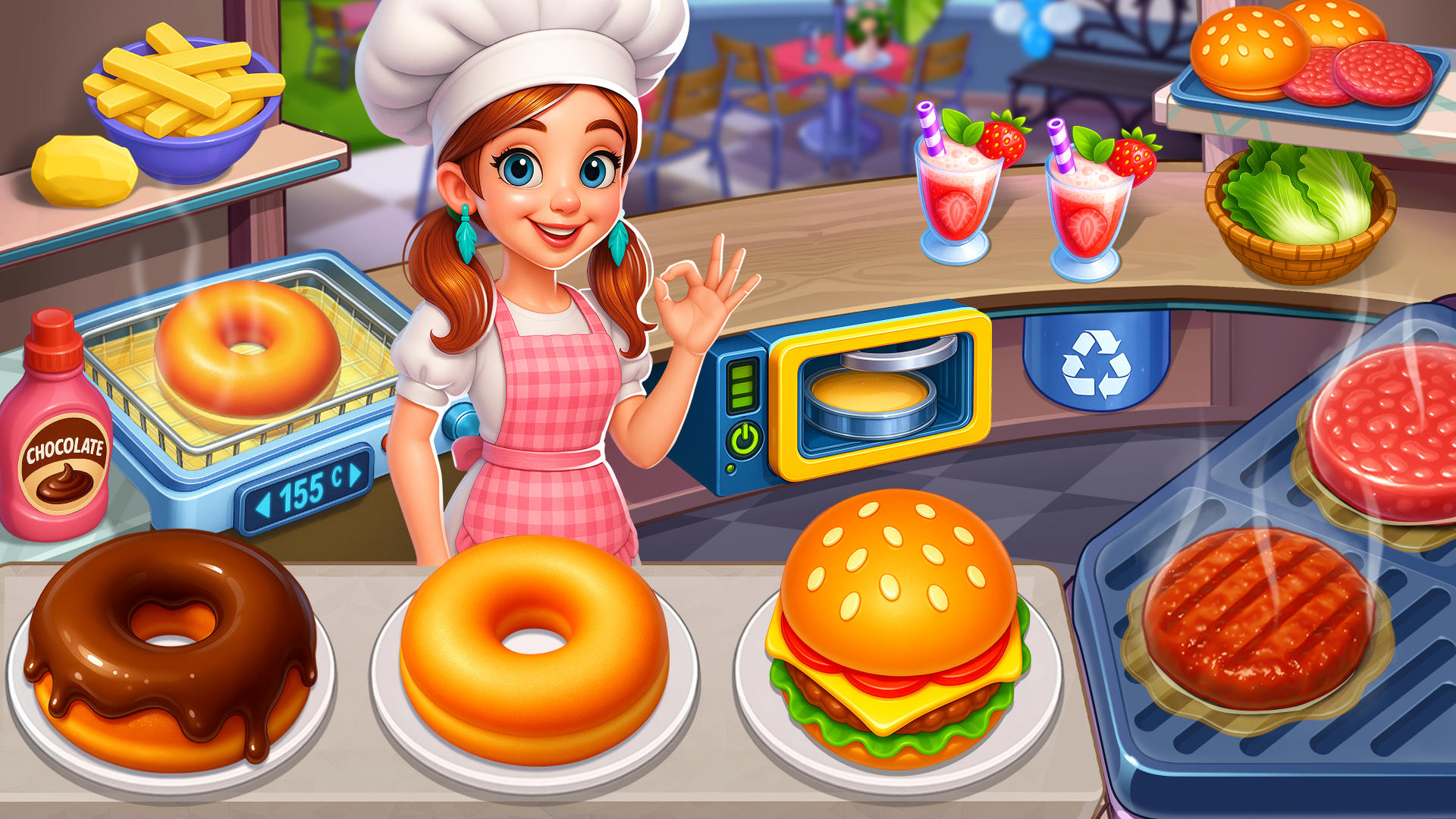 Cooking Express Cooking Games 遊戲截圖