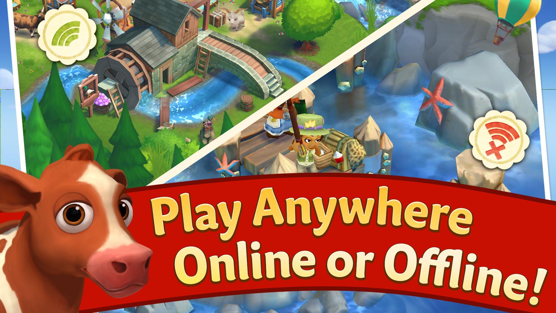 Captura de Tela do Jogo FarmVille 2 Aventuras no Campo