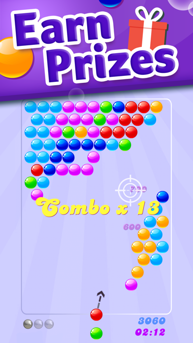 Bubble Shooter! Tournaments Game Screenshot