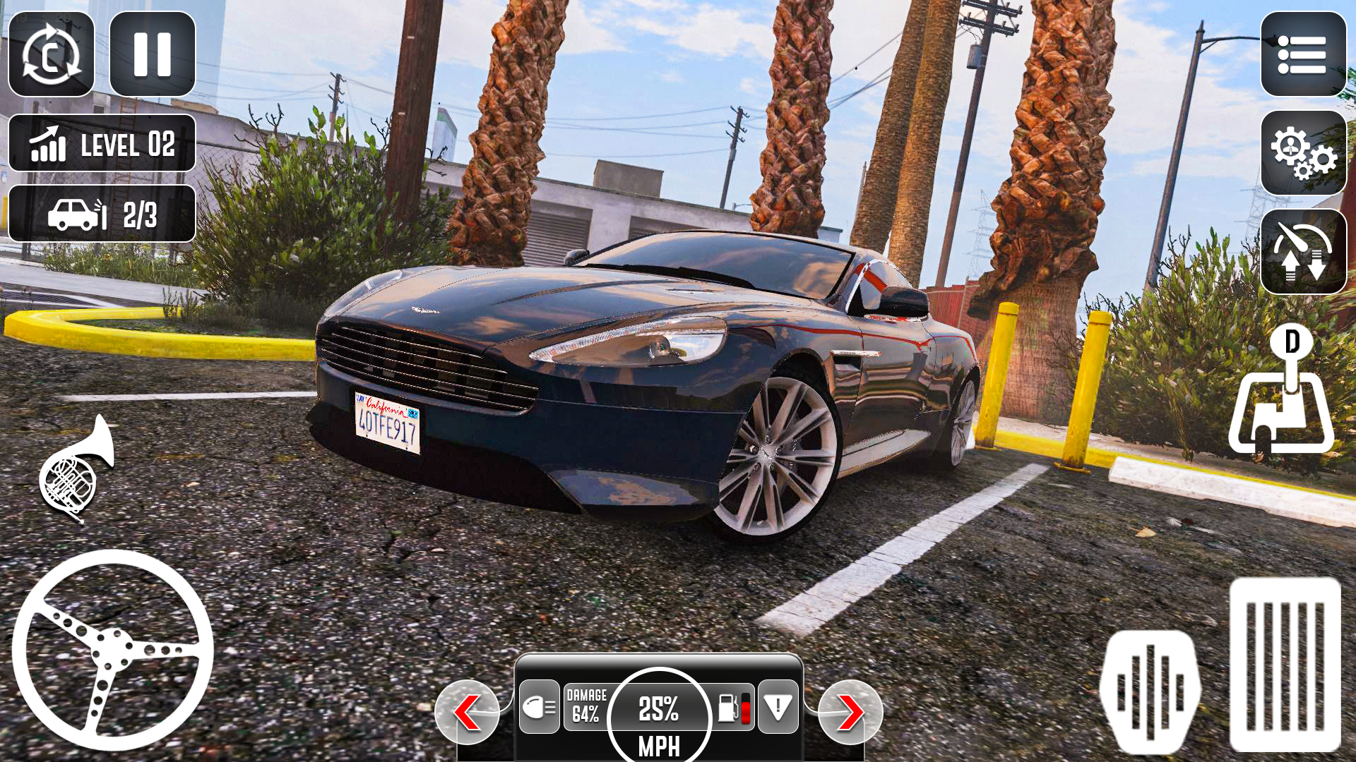 Screenshot of Super Sports Car Parking Games