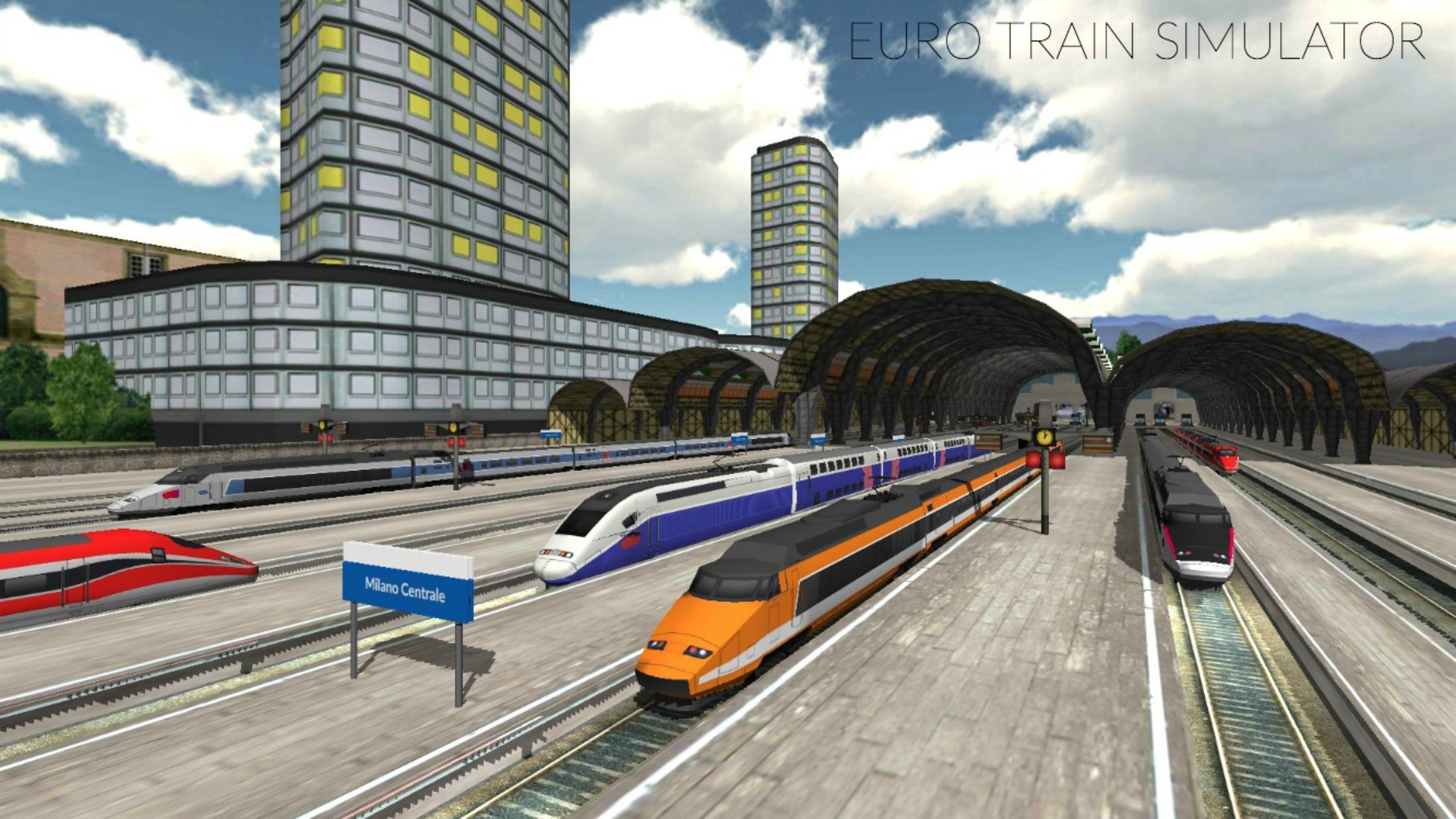 Euro Train Simulator: Game Game Screenshot