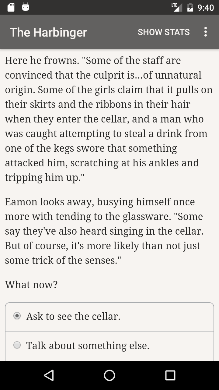 Screenshot of The Harbinger's Head