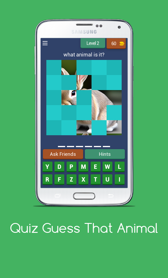 Quiz Guess That Animal Game Screenshot