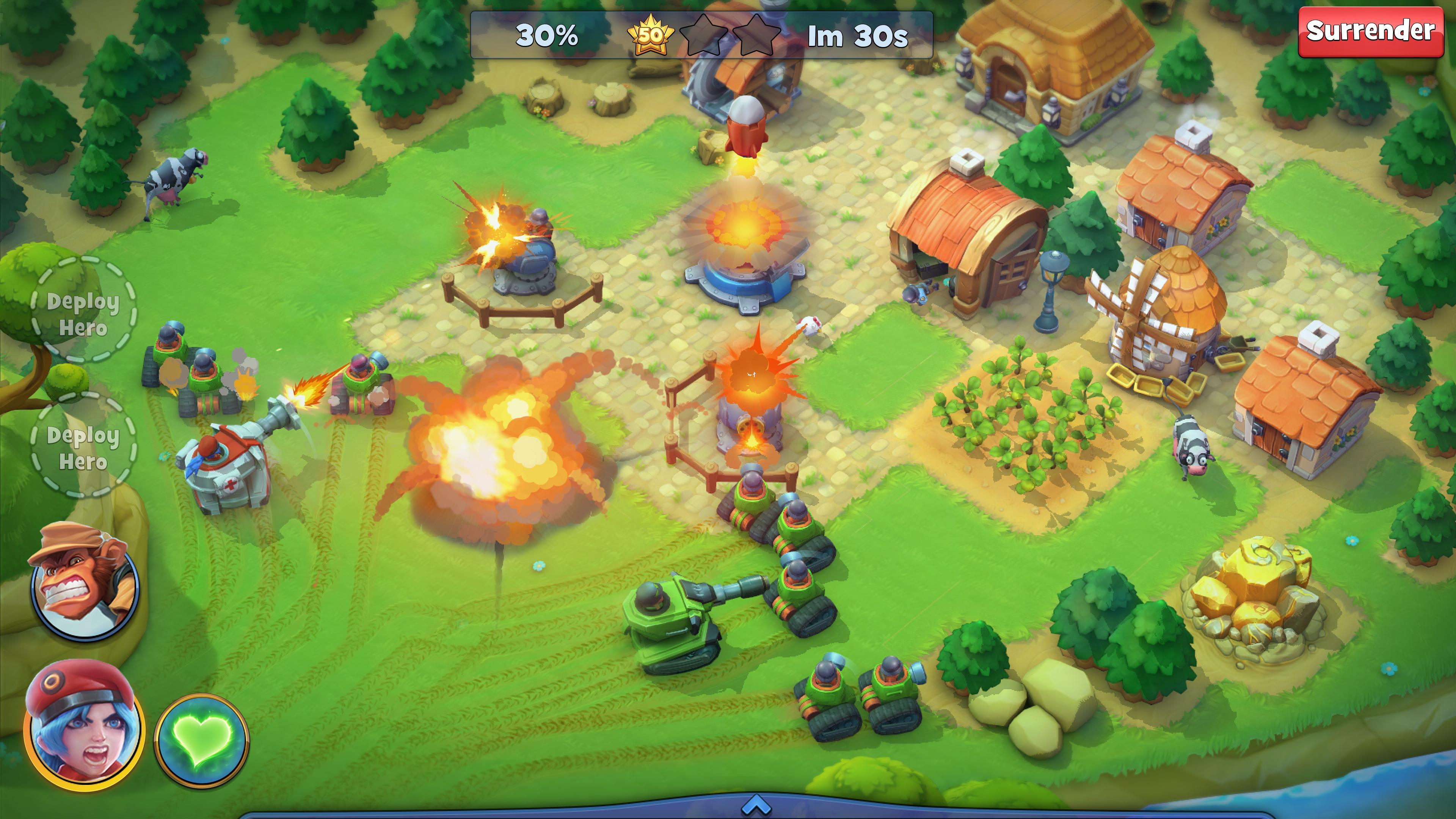 Fieldrunners Attack! Game Screenshot
