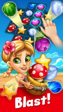 Cuplikan Layar Game Tropic Trouble Match 3 Builder