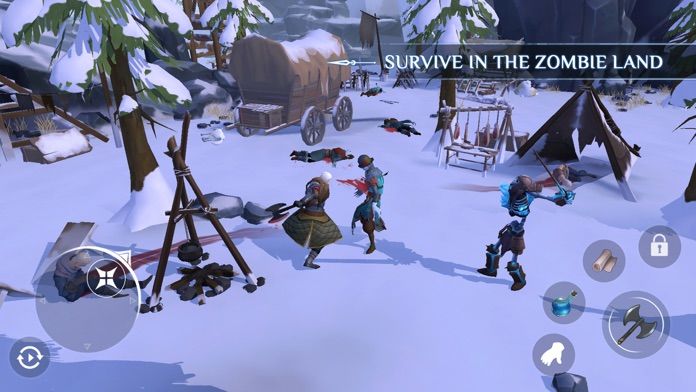 Winter Survival：dark of zombie screenshot game