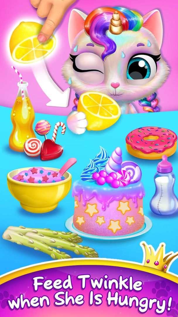 Screenshot of Twinkle - Unicorn Cat Princess