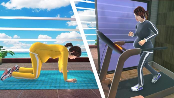 Pregnant Mom & Baby Simulator Game Screenshot