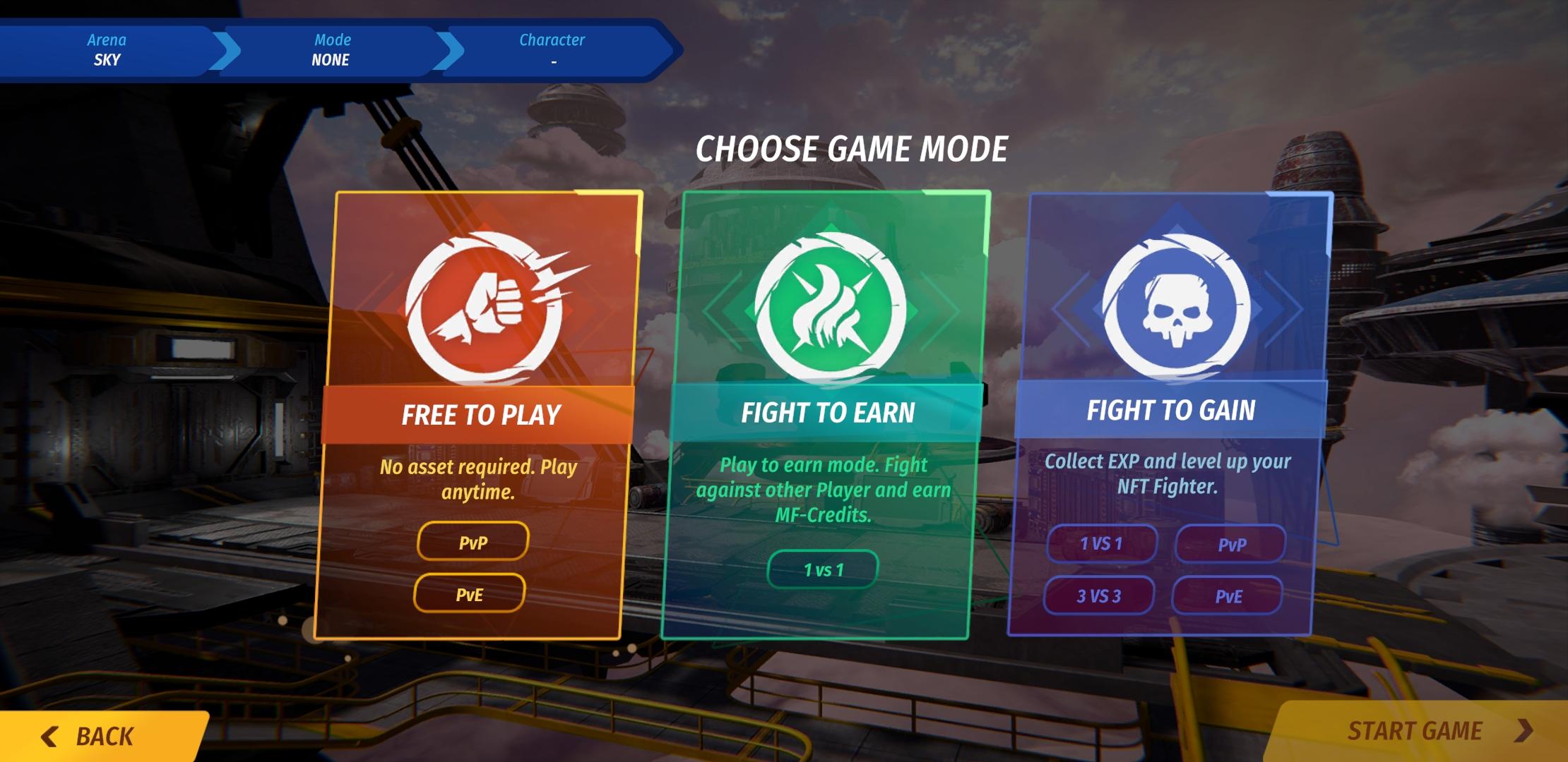 MetaFighter Game Screenshot