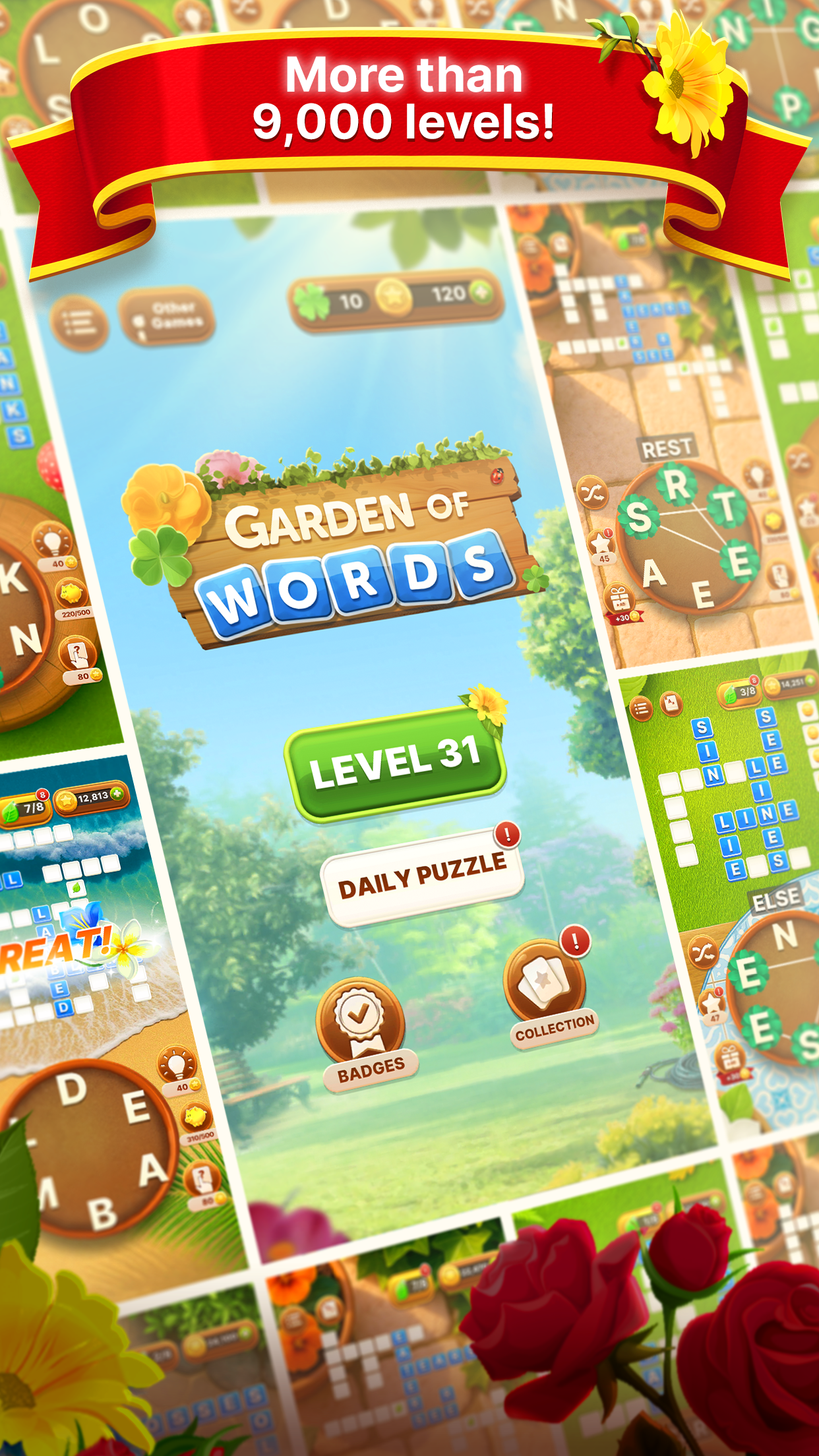Word Garden : Crosswords Game Screenshot