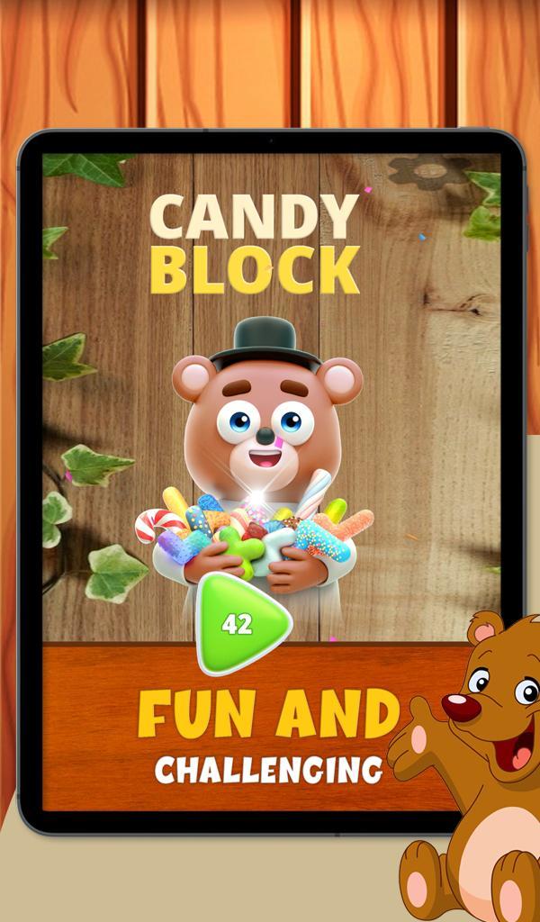 Sweet Candy Block Puzzle – Tetris & Jigsaw Puzzle遊戲截圖