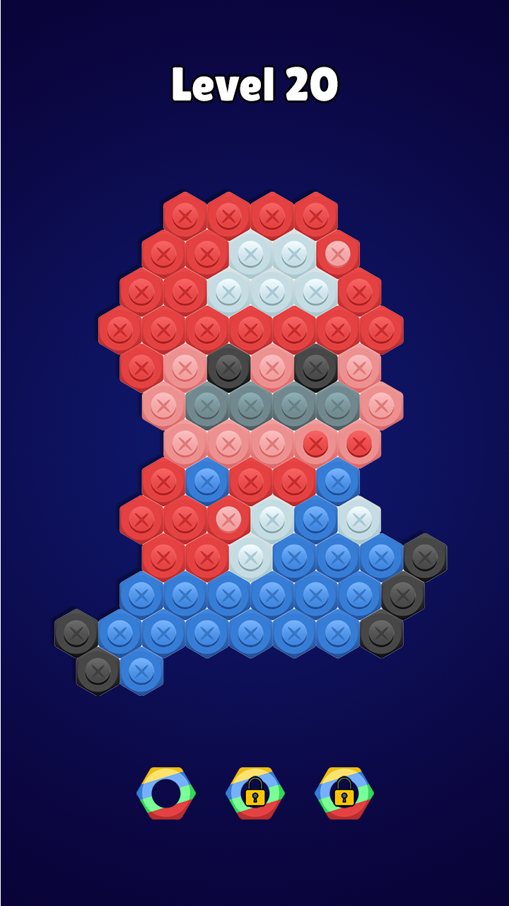 Screw & Nut Jam: Color Match ภาพหน้าจอเกม