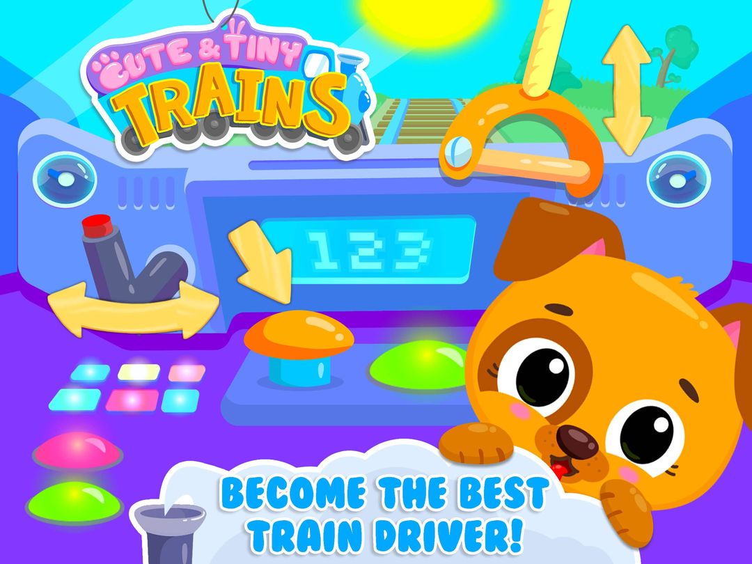Cute & Tiny Trains - Choo Choo! Fun Game for Kids 게임 스크린 샷