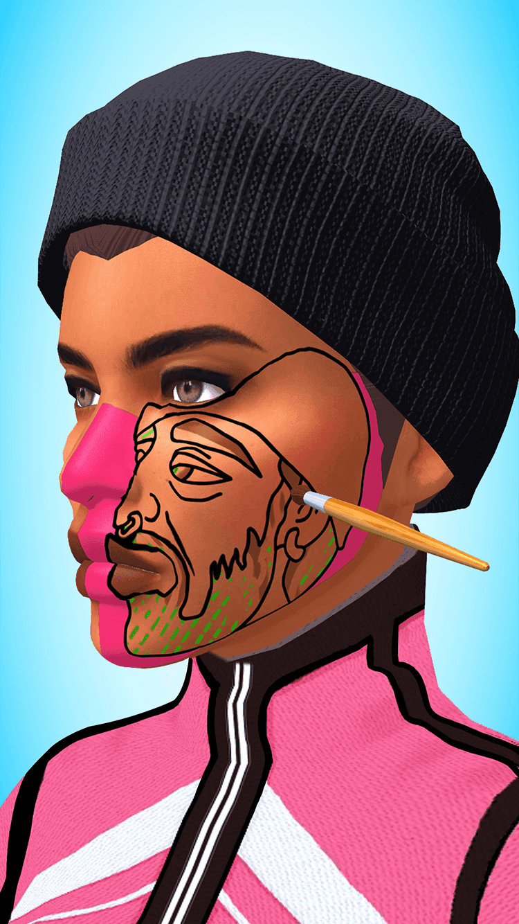 Lip Art Makeup Game Screenshot