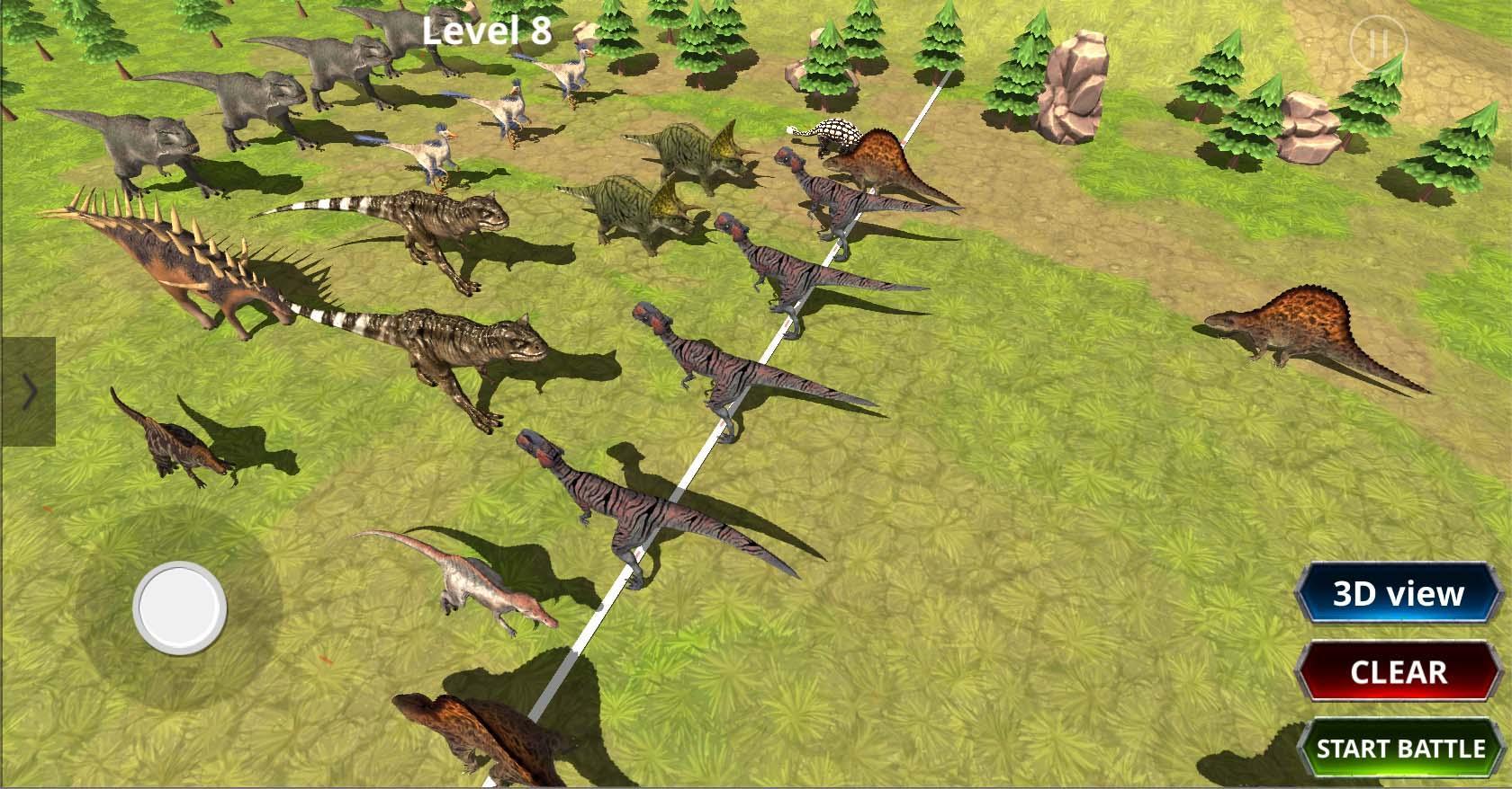 Jurassic Epic Dinosaur Battle Game Screenshot