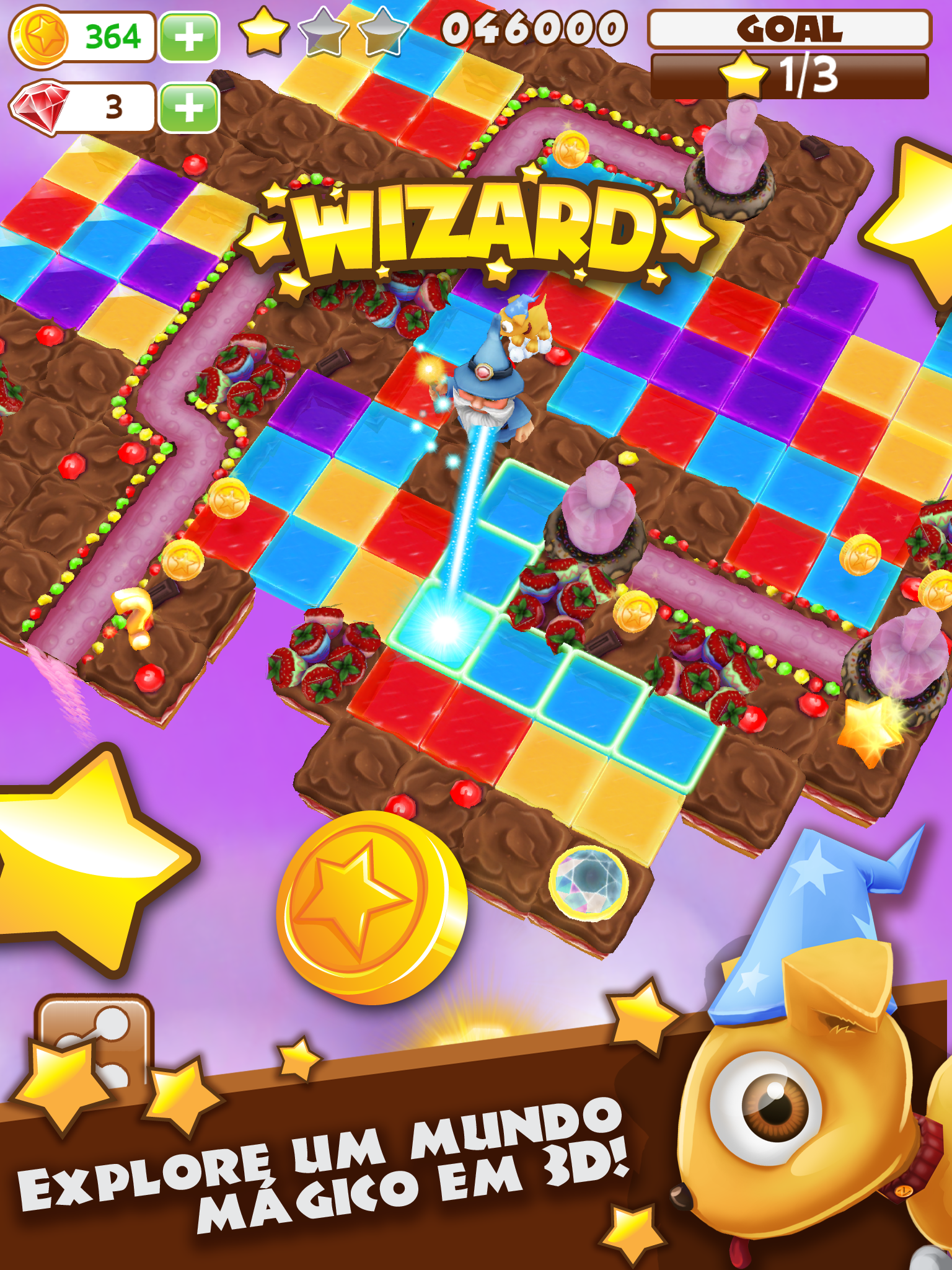 Captura de Tela do Jogo Puzzle Wiz