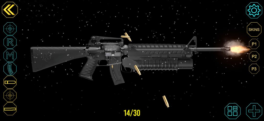 Screenshot of eWeapons™ Gun Weapon Simulator